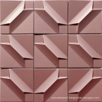 Pink Terrazzo Concrete Floor Tiles Wall Cement Mosaic